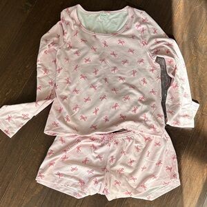 Hollister Pink Ribbon Pajama Set